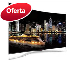 OLED uHD curvo TV lg 55"" 3D 55ea970v smart TV FULL HD, WIFI, 3 USB 4 HDMI, TDT HD satelite, sin marco 4mm, mando premium
